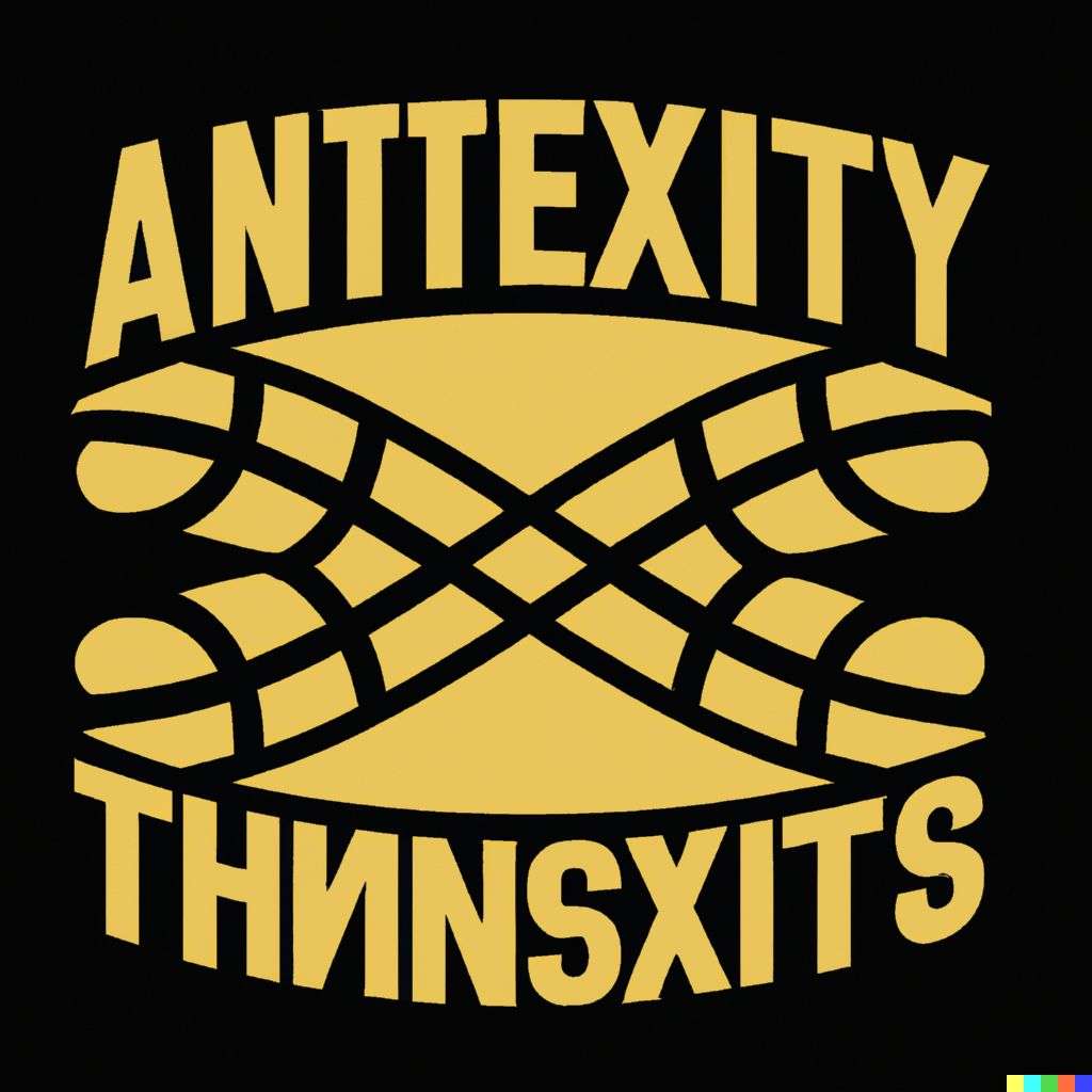 a representation of anxiety, baseball team emblem design